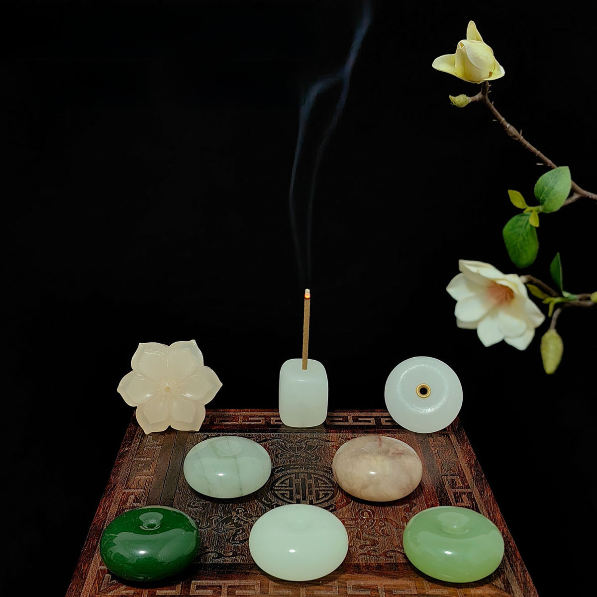 jade incense holder