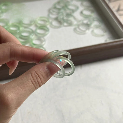 Jade stone ring