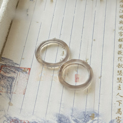 Jade stone ring