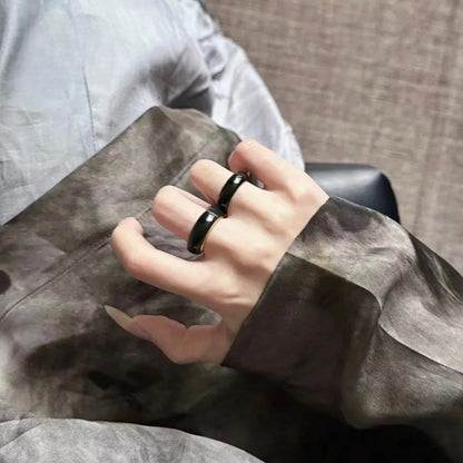 Jade stone ring