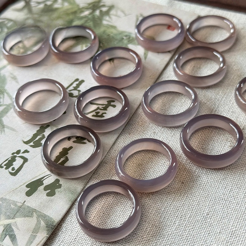 Jade stone ring
