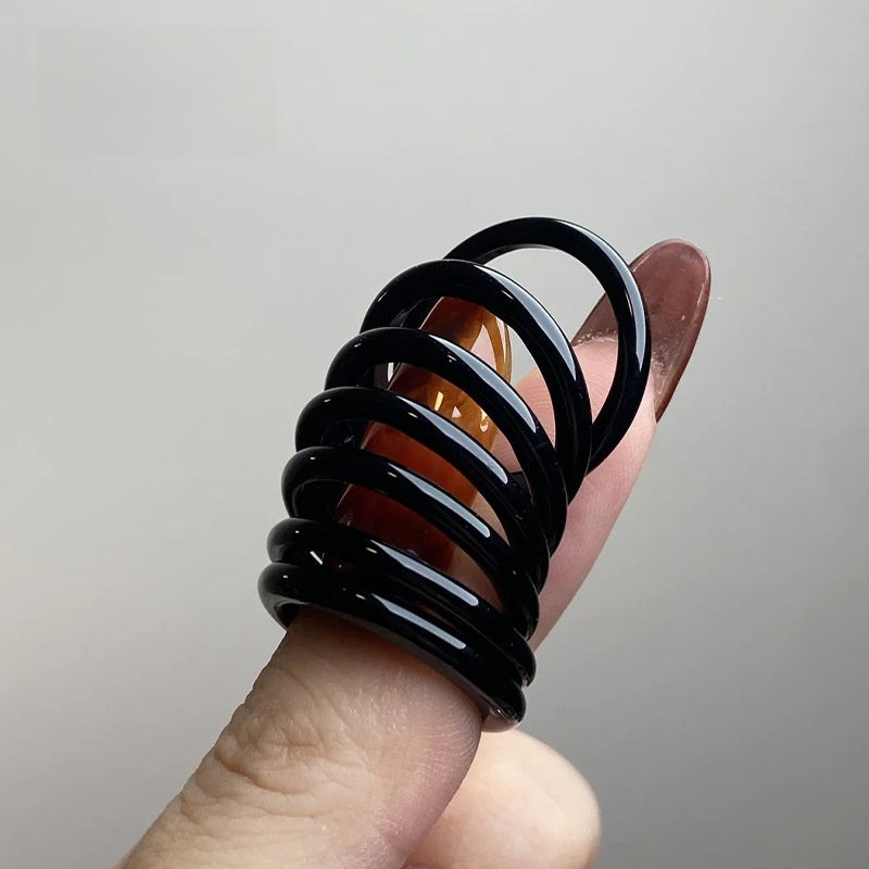 Jade stone ring