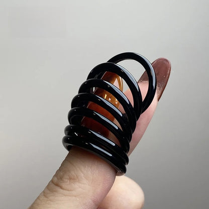 Jade stone ring