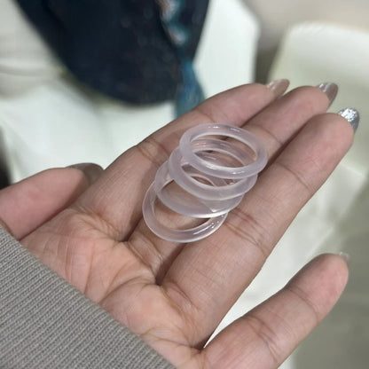 Jade stone ring