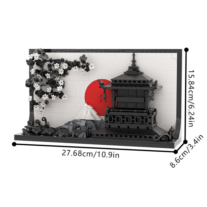 Japanese Art Style Educational Building Blocks