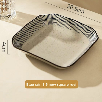 Japanese Ceramic Bowls and Plates Set