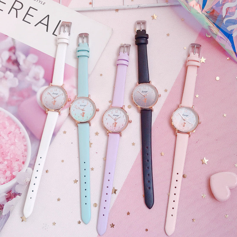 Japanese Cherry Blossom Quartz Watch for Girls