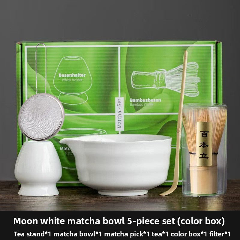 Japanese Matcha Tea Ceremony Set with Bamboo Whisk