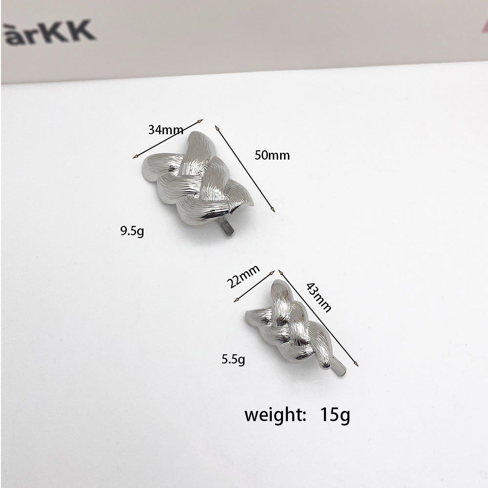 Japanese Minimalist Braided Hair Clip