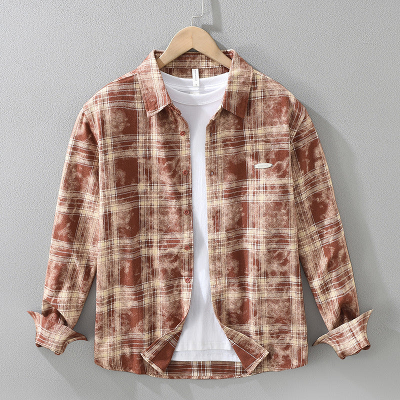 Japanese Plaid Long Sleeve Shirt