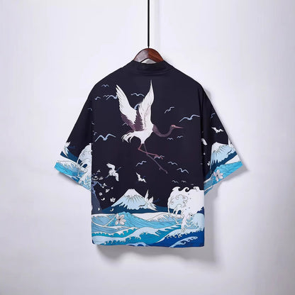 Japanese Print Kimono Robe