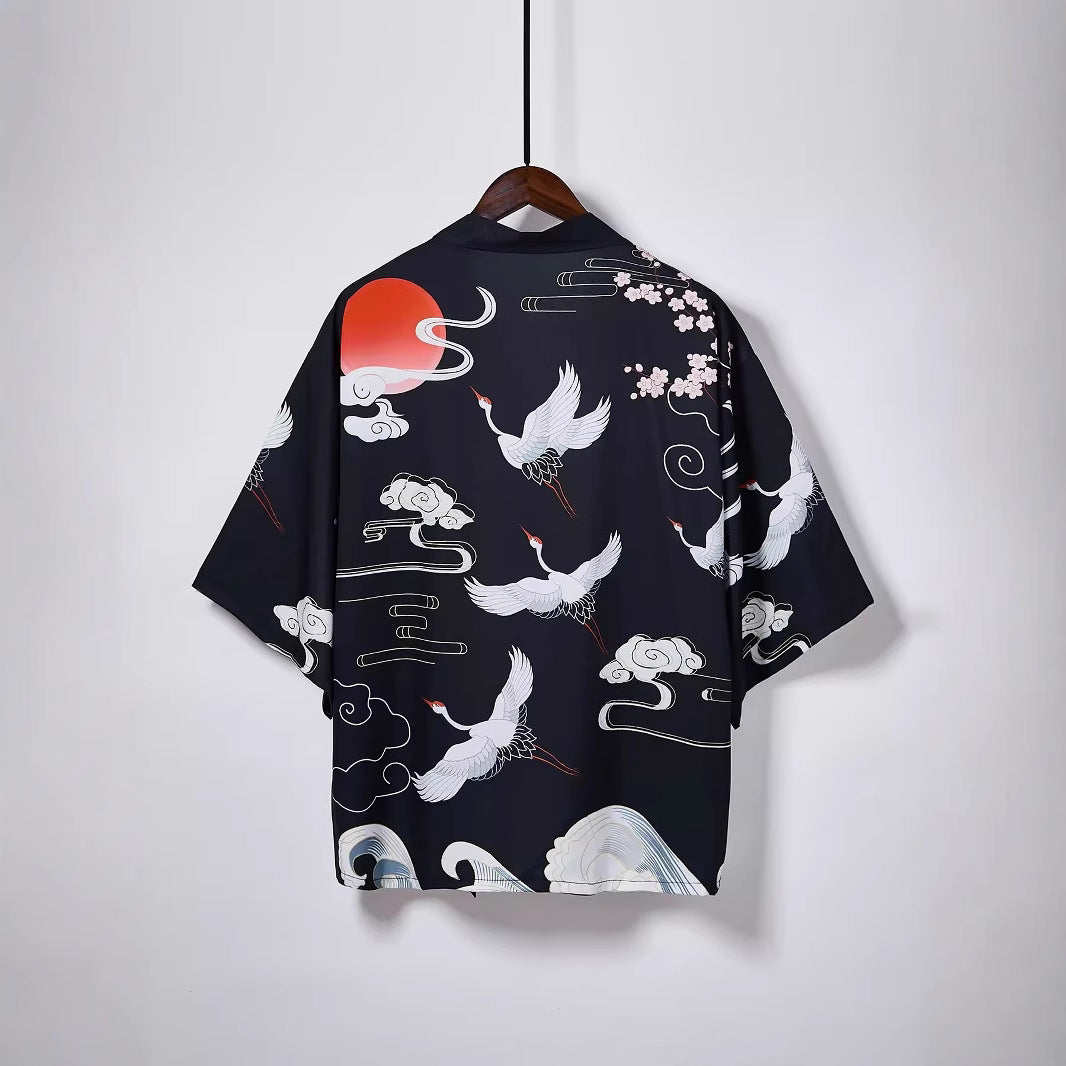 Japanese Print Kimono Robe