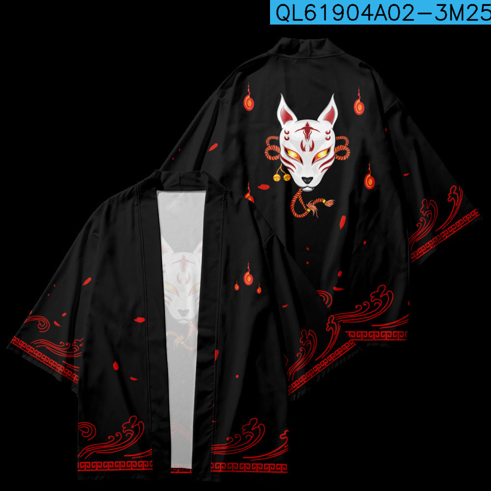 Japanese Print Kimono Robe