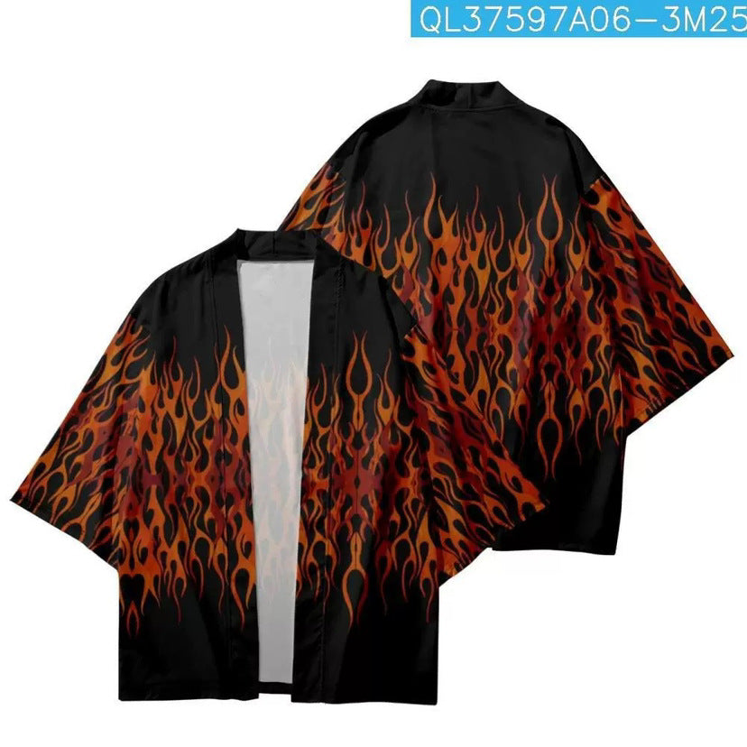 Japanese Print Kimono Robe