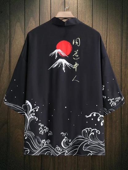 Japanese Print Kimono Robe