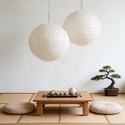 Japanese Retro Silk Paper Lantern Lampshade