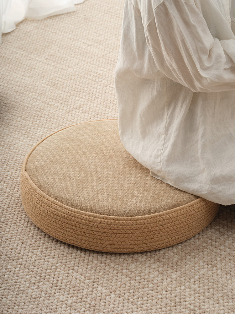 Japanese Round Tatami Meditation Cushion