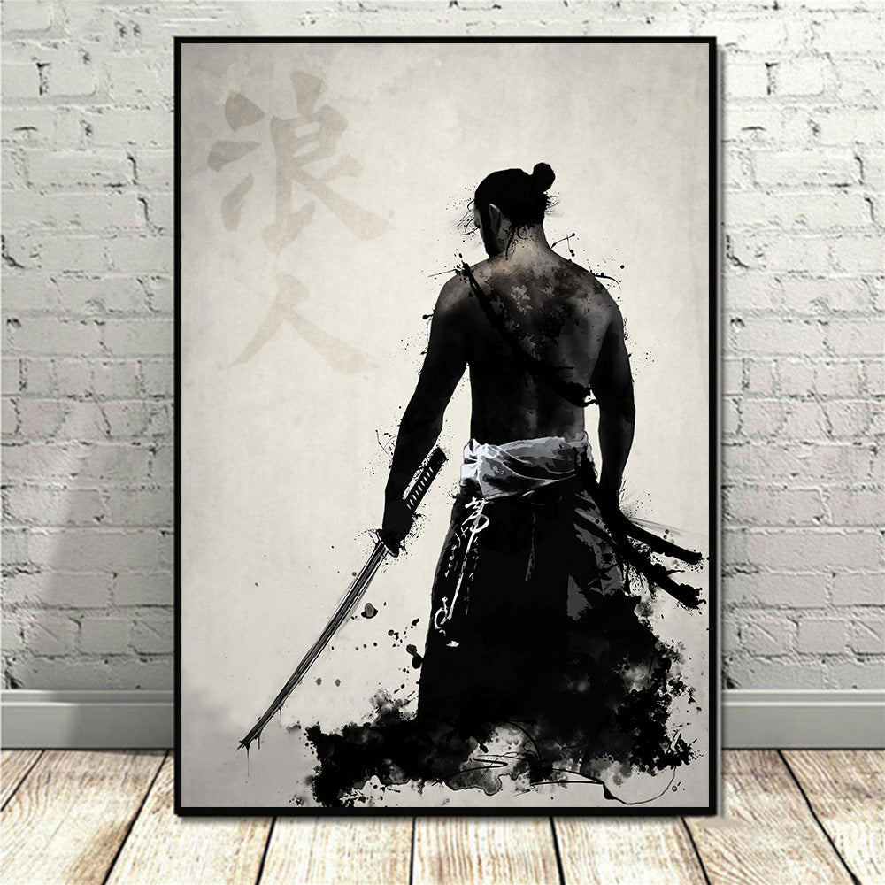Japanese Samurai Canvas Art Print