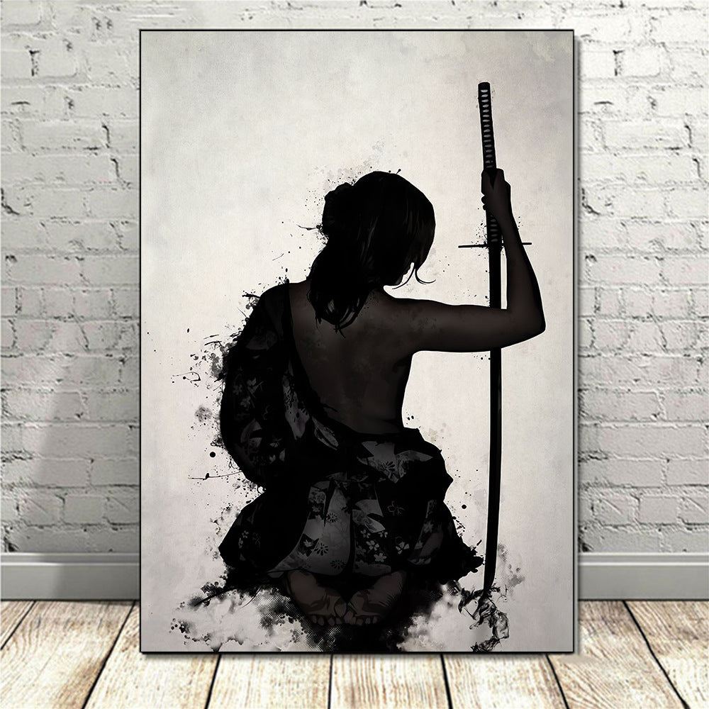 Japanese Samurai Canvas Art Print