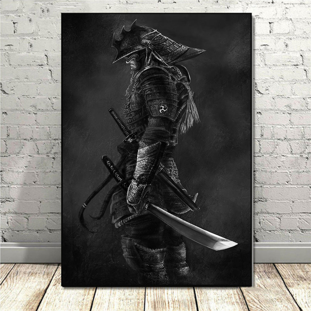 Japanese Samurai Canvas Art Print