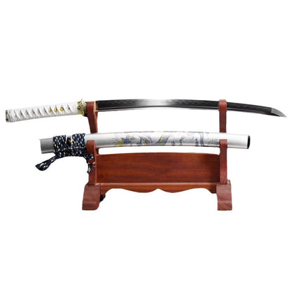 Japanese Samurai Short Knife T10 Burnt Blade Collectible