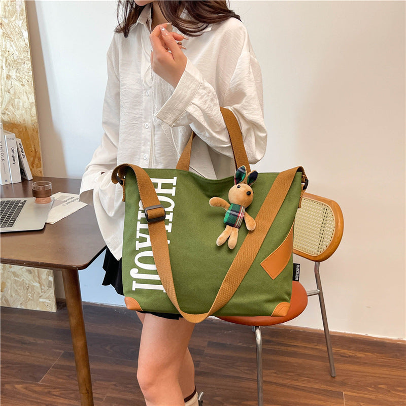 Japanese single-shoulder canvas