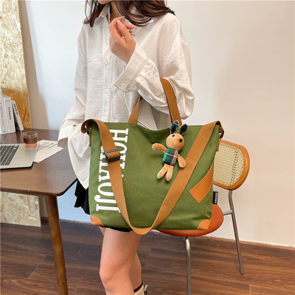 Japanese single-shoulder canvas