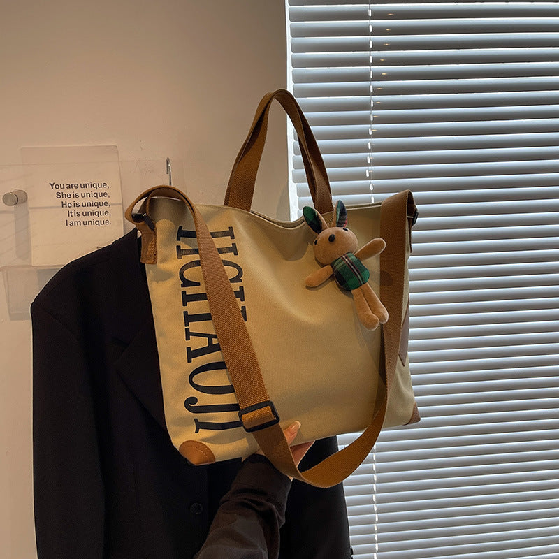 Japanese single-shoulder canvas