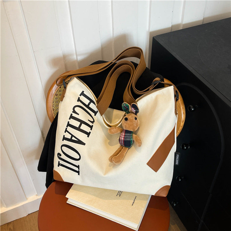 Japanese single-shoulder canvas
