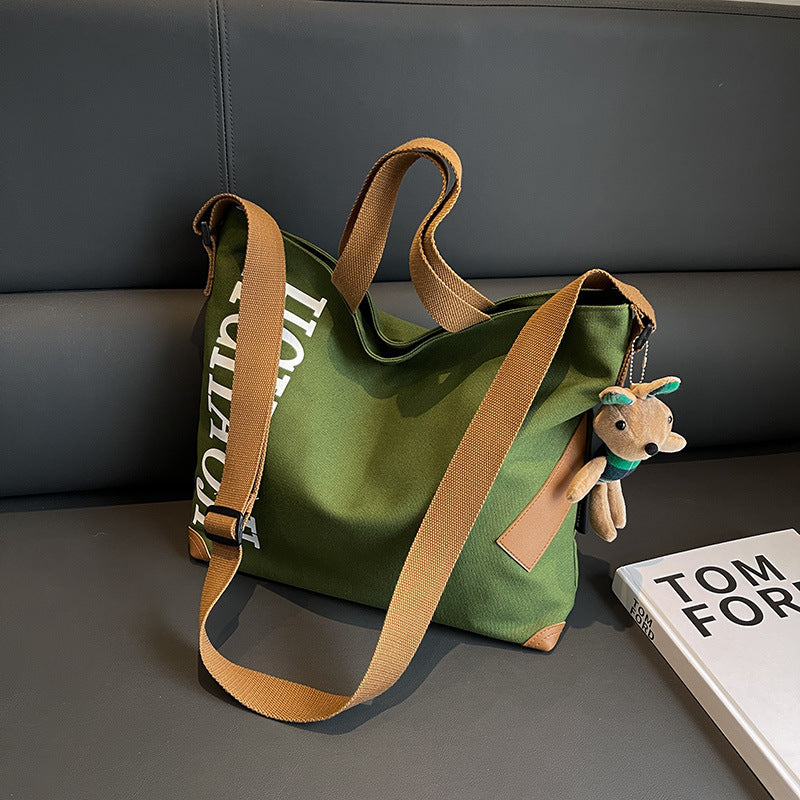 Japanese single-shoulder canvas