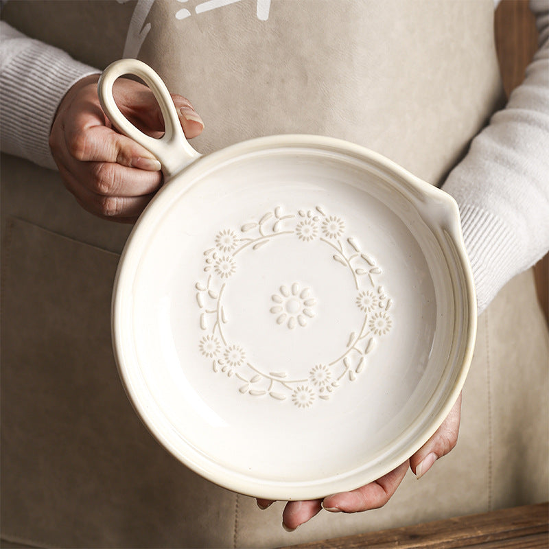 Japanese Style Ceramic Salad Plate