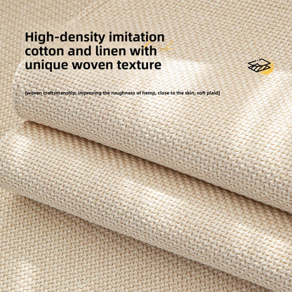 Japanese Style Cotton Linen Sofa Cushion Cover