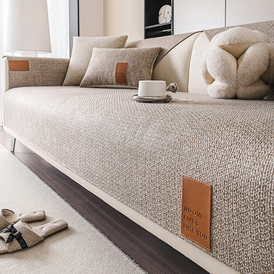 Japanese Style Cotton Linen Sofa Cushion Cover