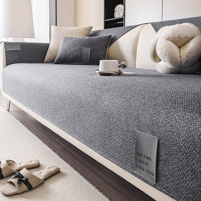 Japanese Style Cotton Linen Sofa Cushion Cover
