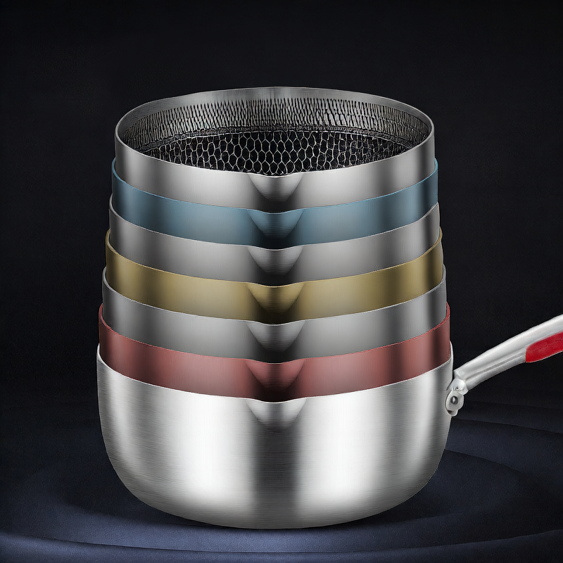 Japanese-style flat-bottomed cooking pan for household use