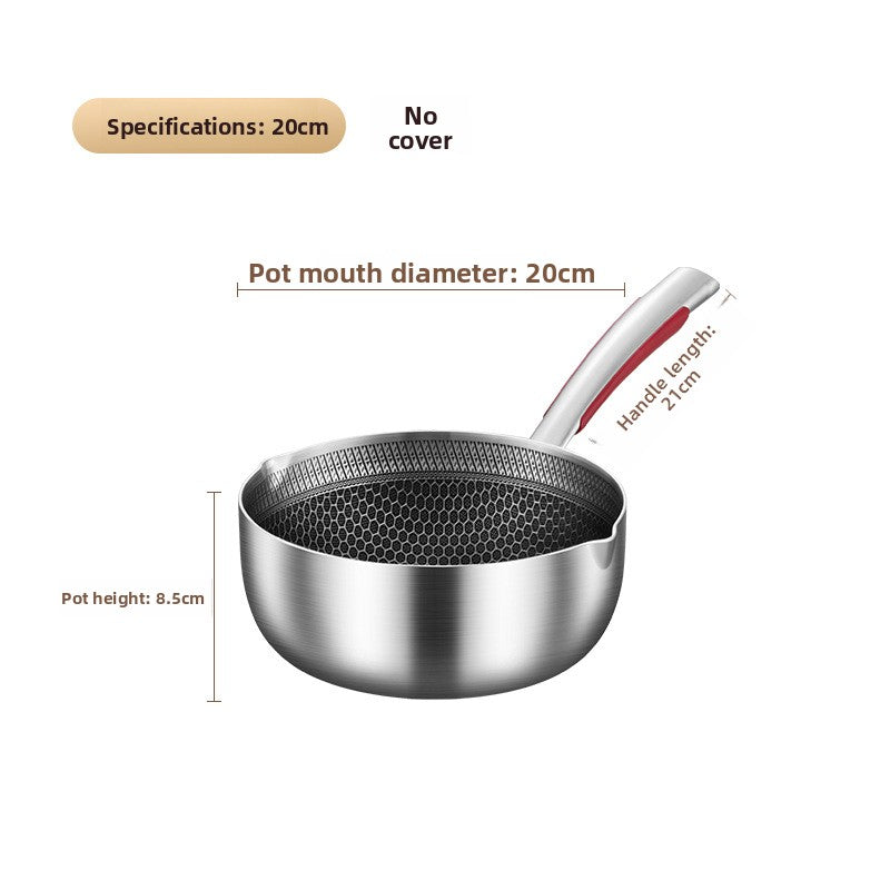 Japanese-style flat-bottomed cooking pan for household use
