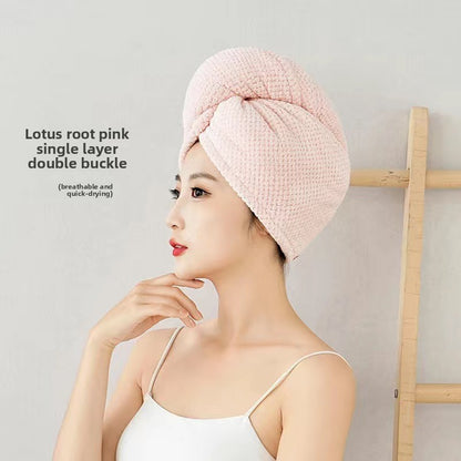 Japanese style hair drying cap quick-drying