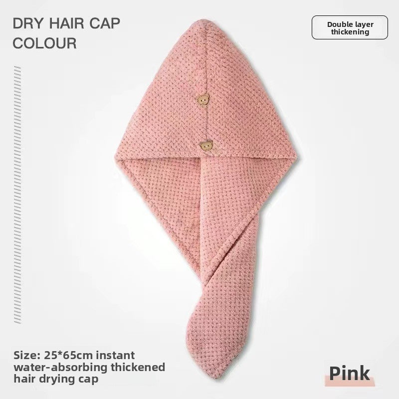 Japanese style hair drying cap quick-drying