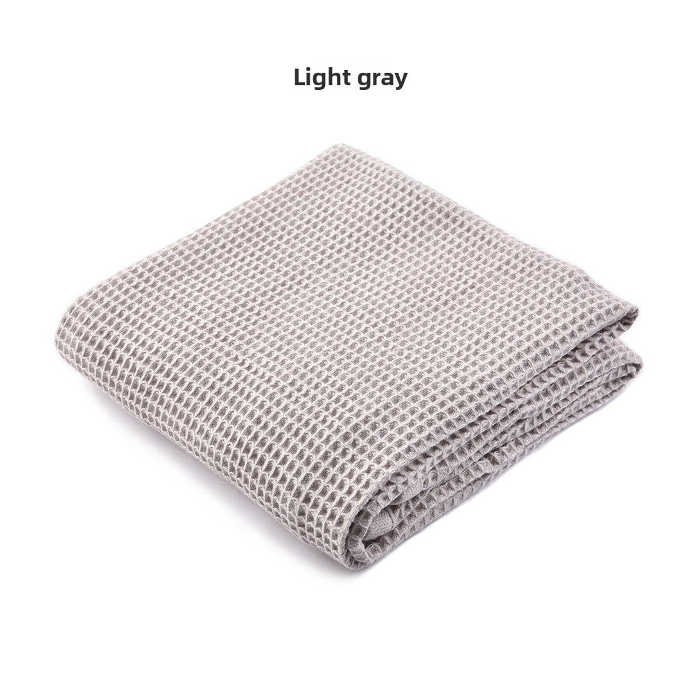 Japanese Style Pure Cotton Honeycomb Pattern Towel Set