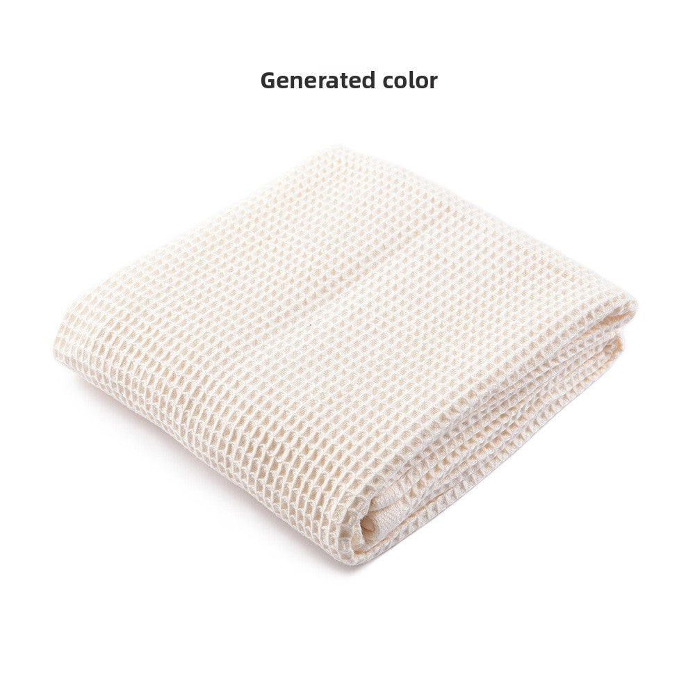Japanese Style Pure Cotton Honeycomb Pattern Towel Set