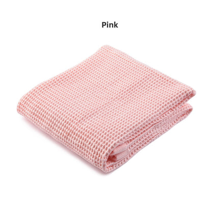 Japanese Style Pure Cotton Honeycomb Pattern Towel Set