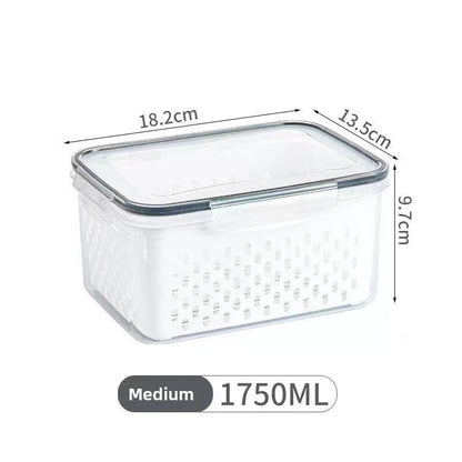 Japanese Style Refrigerator Drain Fresh Keeping Box
