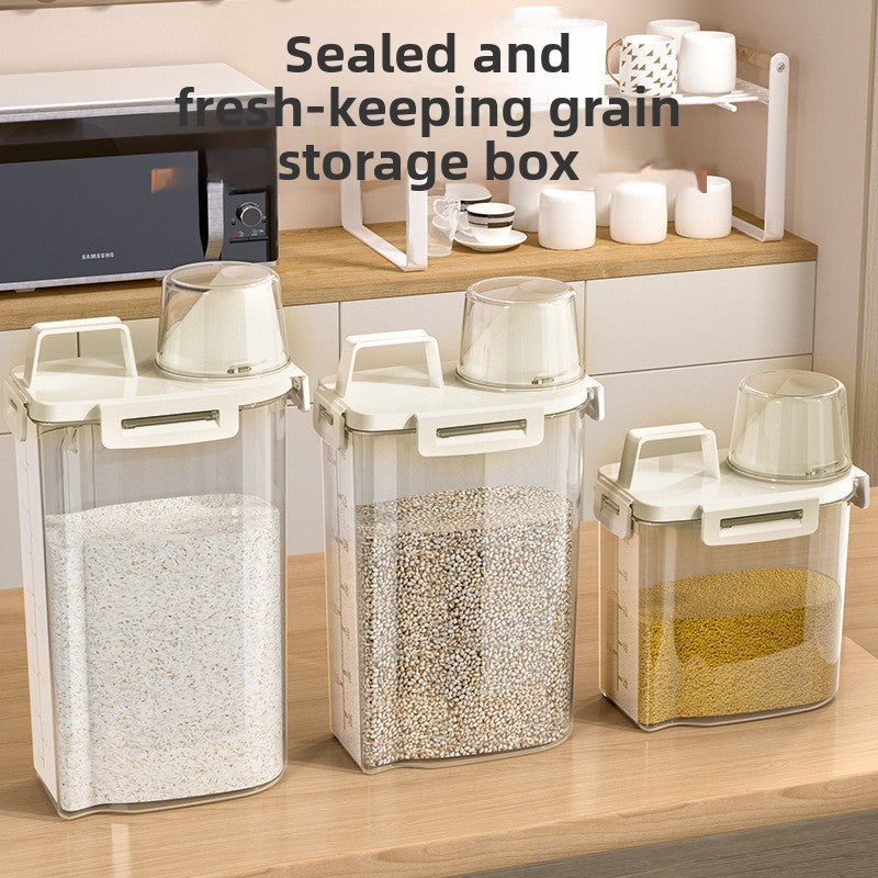 Japanese Style Sealed Rice Storage Container
