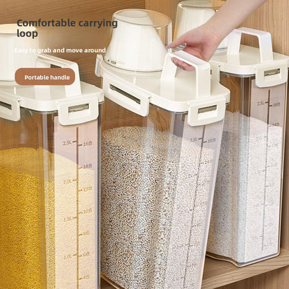 Japanese Style Sealed Rice Storage Container