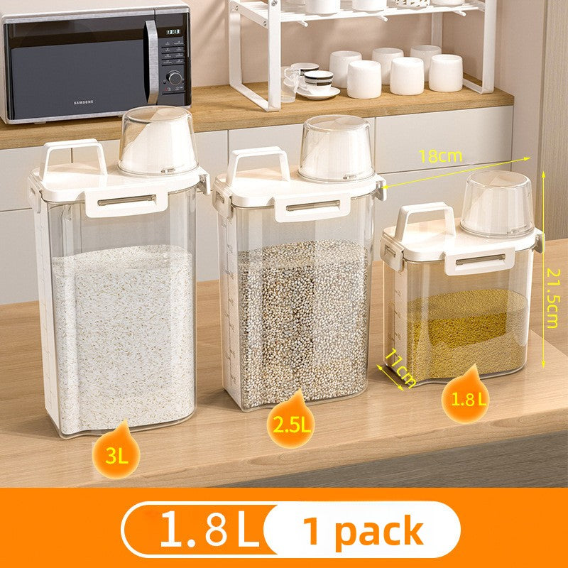 Japanese Style Sealed Rice Storage Container