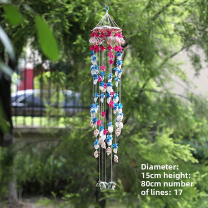 Japanese Style Shell Wind Chime Hanging Ornament