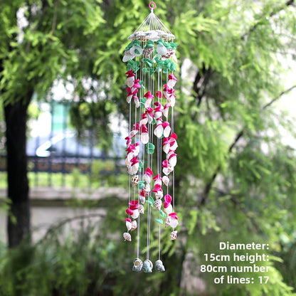 Japanese Style Shell Wind Chime Hanging Ornament