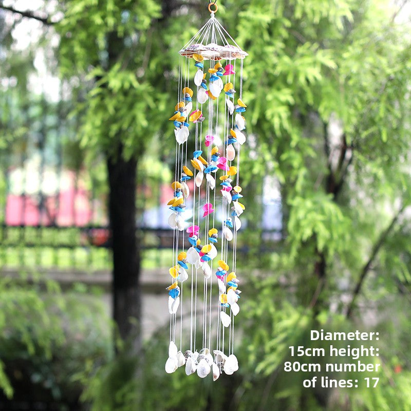 Japanese Style Shell Wind Chime Hanging Ornament
