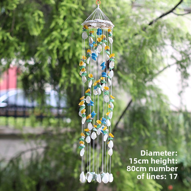 Japanese Style Shell Wind Chime Hanging Ornament