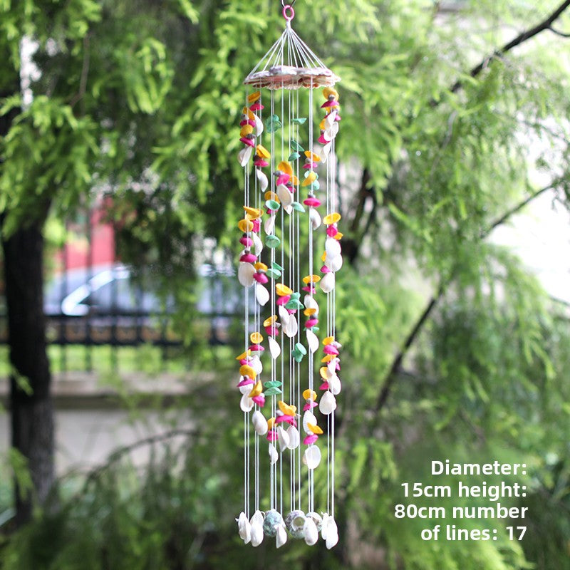 Japanese Style Shell Wind Chime Hanging Ornament